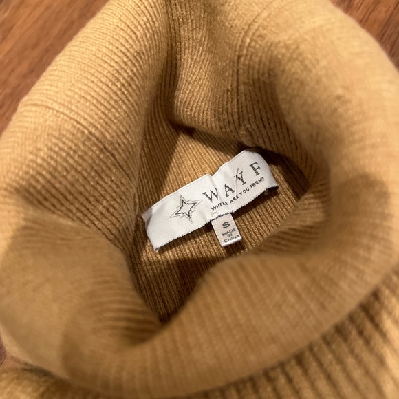 WAYF shoulderless sweater - Picture 3 of 4